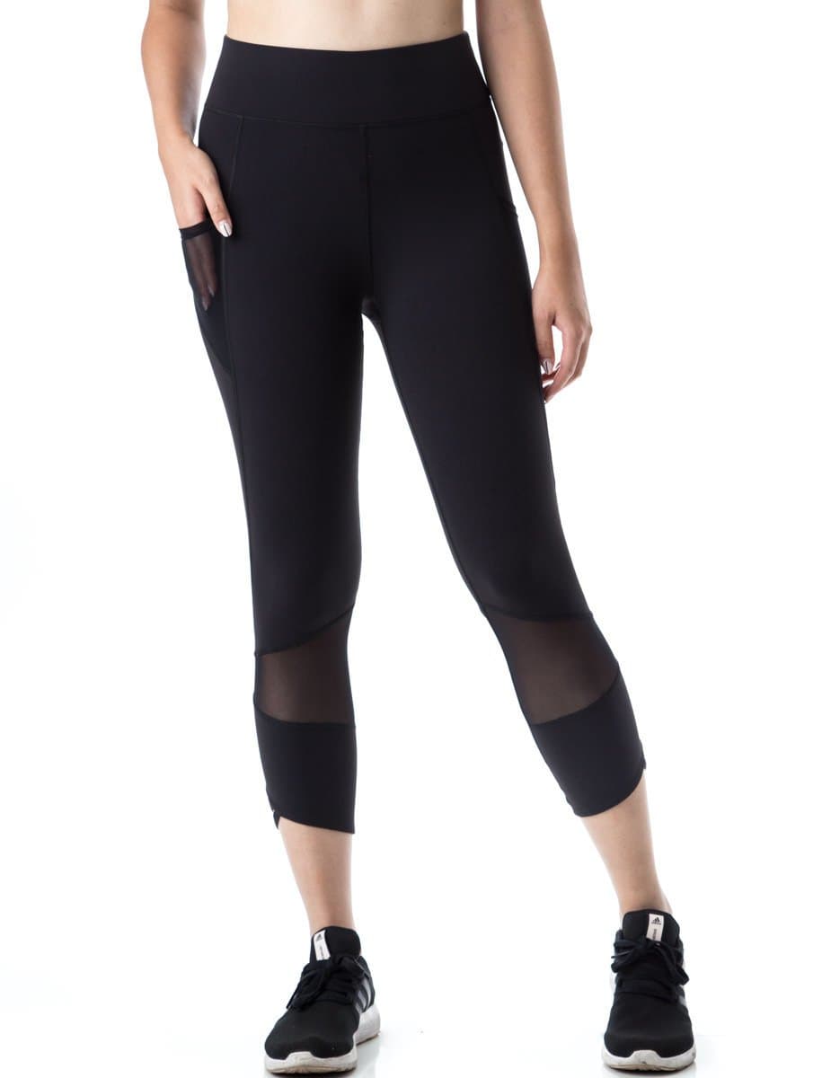 FIGUR Activ Women's Sport Capri 7/8 Leggings For Yoga, Running, Fitness & Everyday Wear