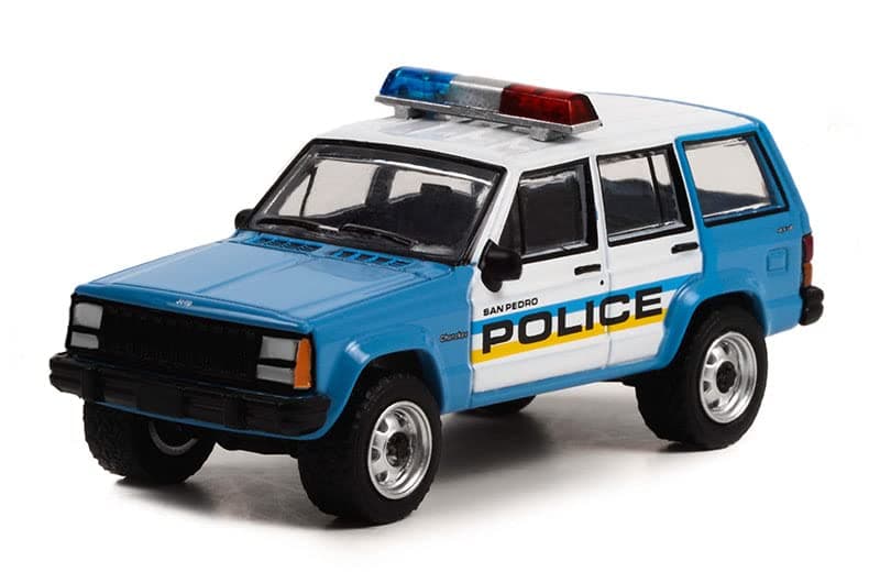 Hollywood 44960-E Series 36 - Gone in Sixty Seconds (2000) - 1995 Cherokee - San Pedro Police 1:64 Scale Diecast