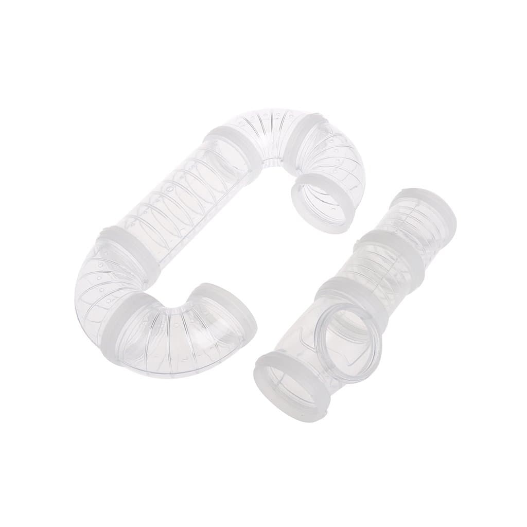 huiouer Hamster External DIY Pipeline Tunnel Fittings Tube Exercise Cage Accessories New