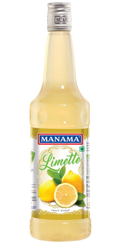 Limette (Lime Juice) Syrup | Mixer for Mocktails, Cocktails, Drinks, Juices, Beverages | Non Alcoholic Mix 750ML Bottle