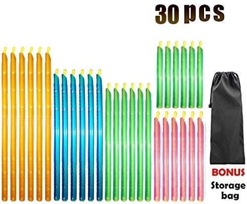 [30-PCS] Bag Sealer Sealing Clips Sticks Chips, Muti Length Eco-friendly Keep Plastic Bags Airtight Watertight & Food Fresh, Reusable & Easy to Storage - Not Touching the Food