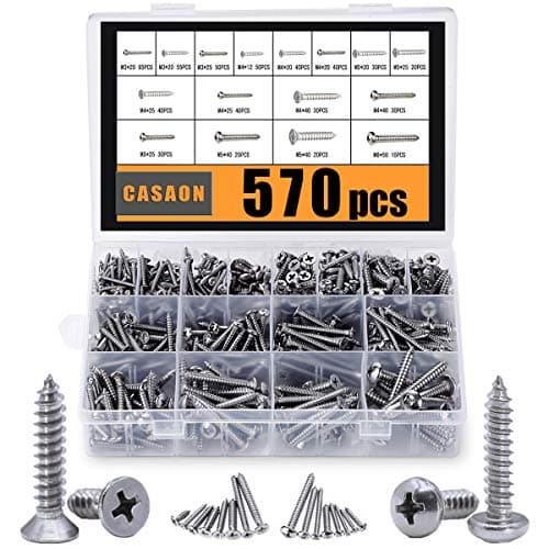 Crib Bunk Beds Assorted Nuts Bolts Kit, Casaon Crib Screws Assortment Kit, M6x40/50/60/70/80mm Hex Socket Cap Barrel Metric Hardware Replacement Kit for Furniture Cots Beds Crib and Chairs (150pcs)