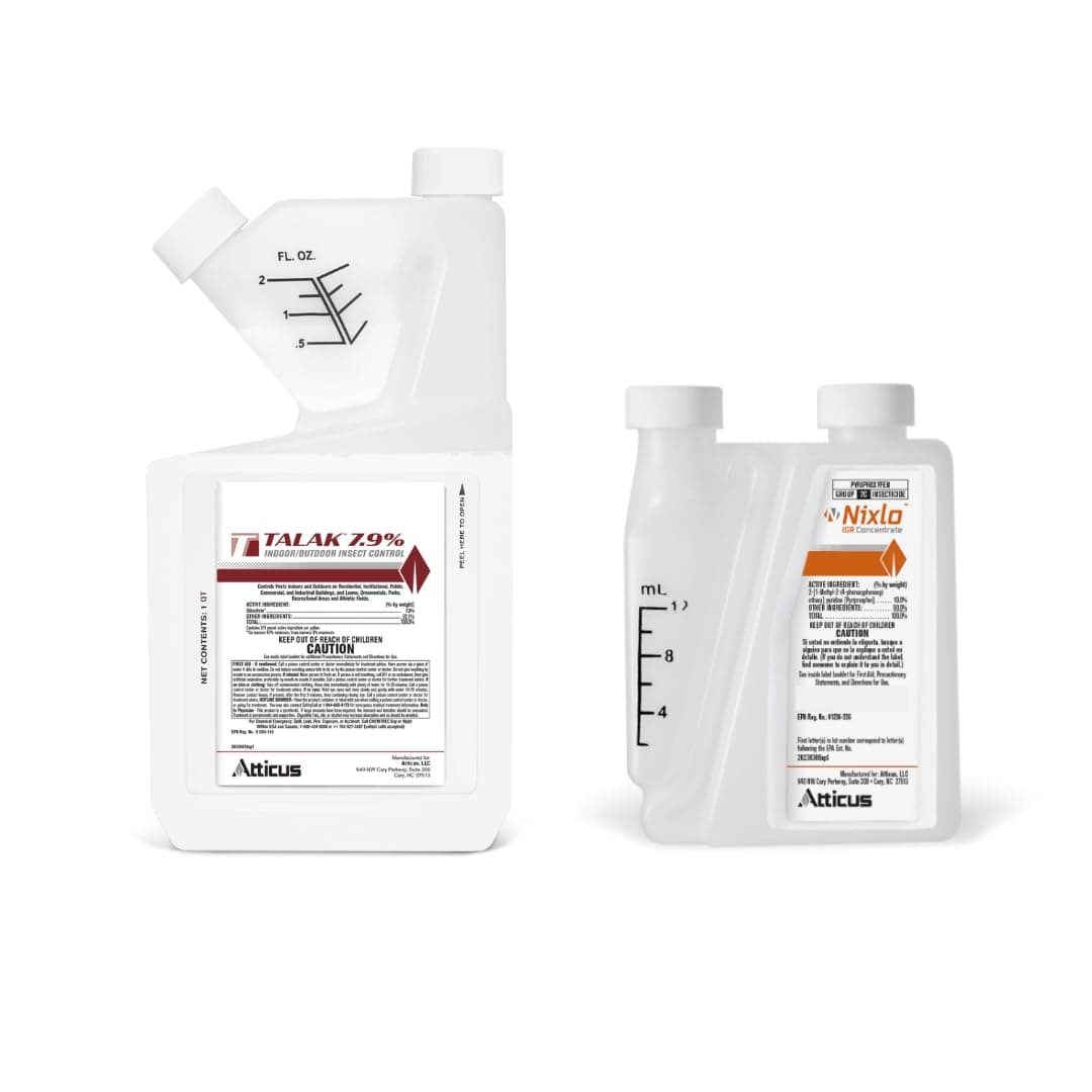 Atticus Talak 7.9% Indoor/Outdoor Insect Control (32 Ounce) with Nixlo IGR Concentrate (140 ML)