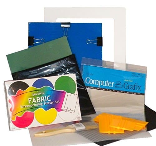 DIY Complete T-Shirt Screen Printing Starter Kit with Speedball Primary Fabric Inks