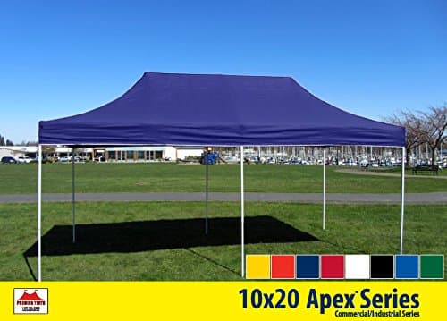 Premier Tents 10'x20' Apex Series 3 Canopy with 1.8mm Aluminum Frame (Midnight Blue)