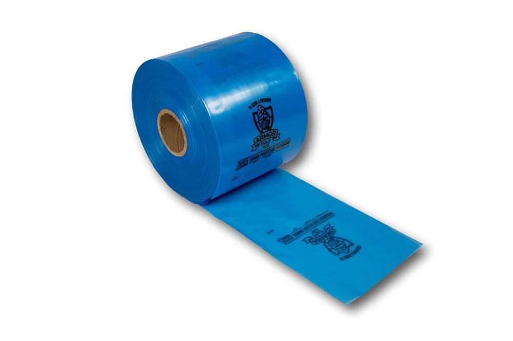 Armor Protective Packaging PVCITUBING3MB51500 VCI Poly Tubing Prevents Rust, Corrosion on Ferrous and Non-Ferrous Metal, 3 Mil, 5" X 1500'