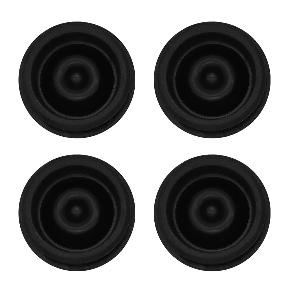 SUNCARACCL 4 Pack Trailer Hub Cap Rubber Plugs, Fits 1.98 Inch Trailer Hub Dust Caps, Rubber Grease Plug for Most 2000 to 3500 Pound Dexter EZ Lube Trailer Camper Axle