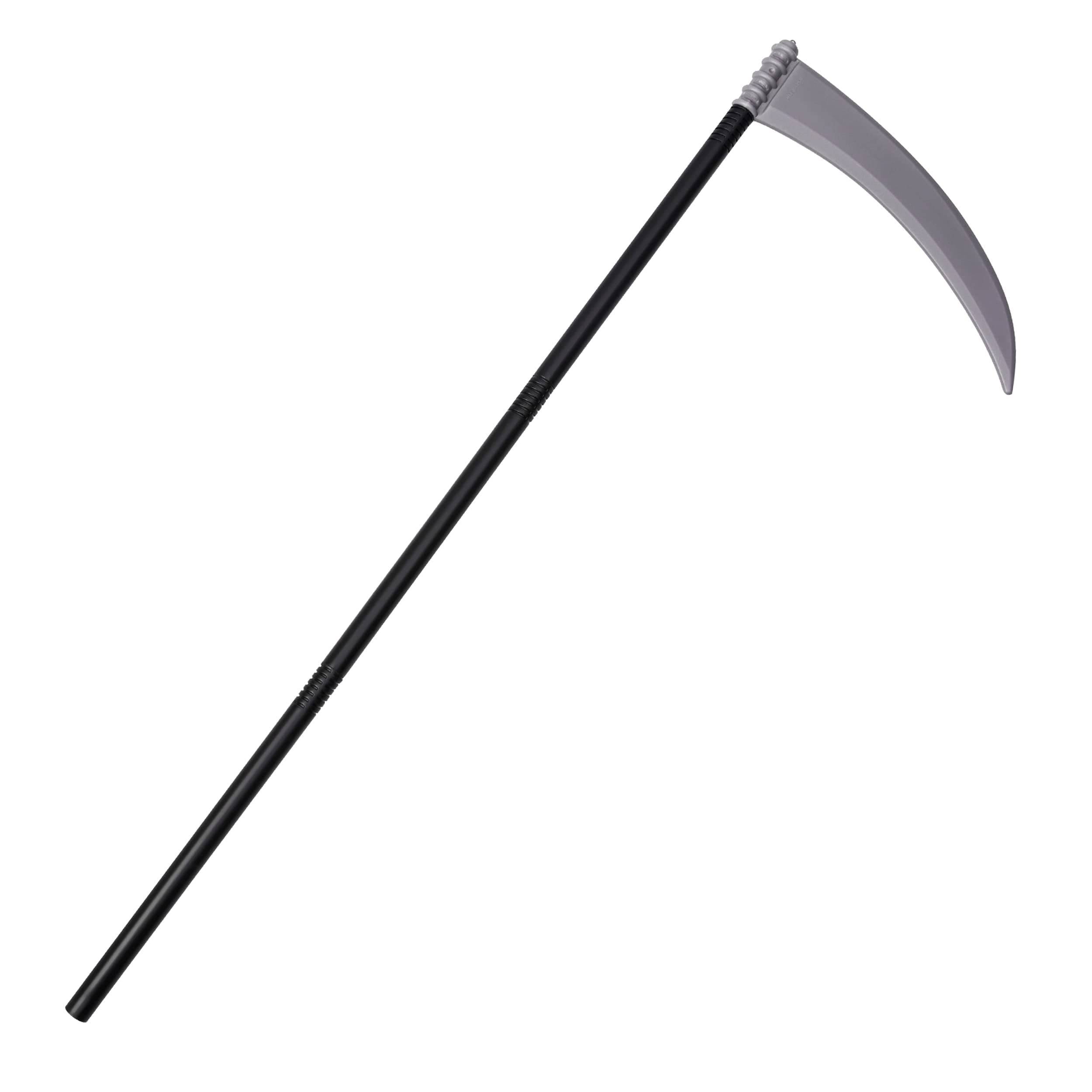 Grim Reaper Scythe - 110cm Detachable Plastic Scythe Halloween Staff - Perfect Plastic Halloween Props for Grim Reaper Halloween Costume - Adjustable Death Scythe Halloween Weapon for Halloween