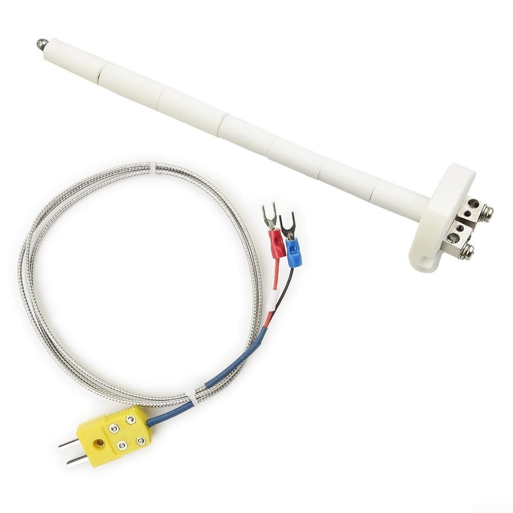 K-Type Thermocouple Block Ceramic Kiln Insulator Kiln Probe The Highest Temperature can be Measured 2372 °F(1300 Degrees Celsius) The Lowest Temperature can be Measured Minus 58F