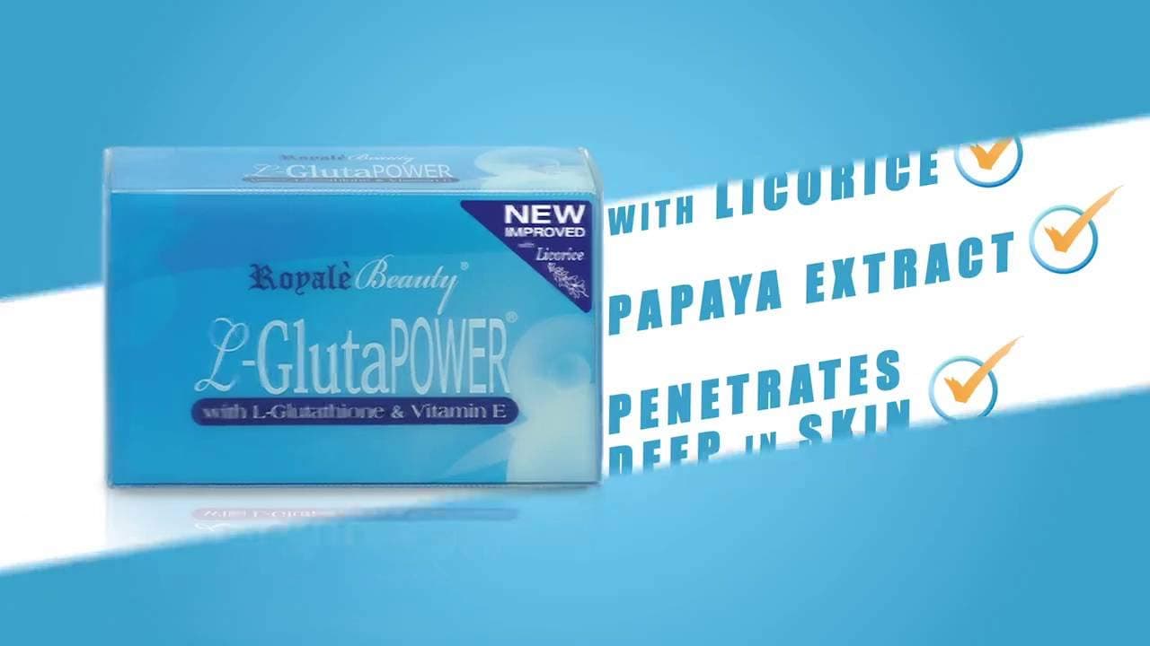 L-GLUTA POWER SOAP (GLUTATHIONE) with L Glutathione & Vit E 130g ROYALE BEAUTY by ROYALE BEAUTY
