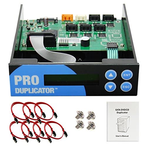 Produplicator 1-2-3-4-5 Blu-ray CD/ DVD/ BD SATA Duplicator Copier CONTROLLER + Cables, Screws & Manual