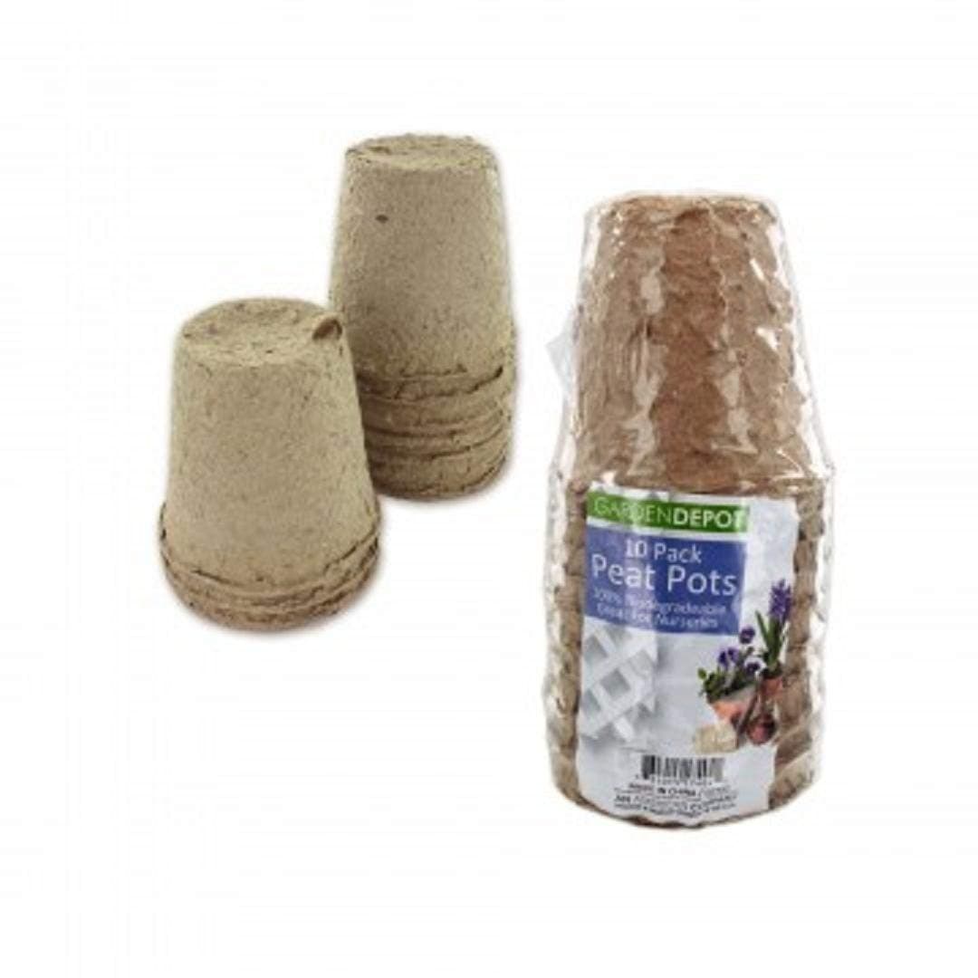 Biodegradable Peat Pots Set (3 Pack)