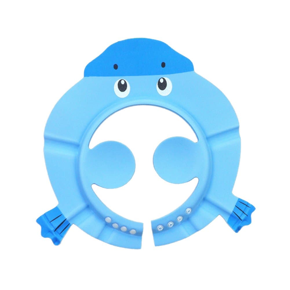Cuteboom Baby Shampoo Shower Cap Safe Bathing Protection Soft Hat with Ear Protection Pads Adjustable Baby Visor Caps to Keep The Water Out of Their Eyes & Face