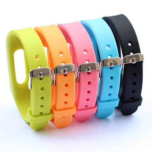 Awinner Colorful Waterproof Replacement Band for Xiaomi Wireless Wristband Bracelet (No Activity Tracker)