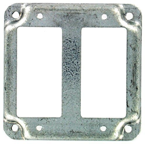 Raco Electrical Box Cover 6.5 Cu In 1/2 Raised Steel Bulk by Raco