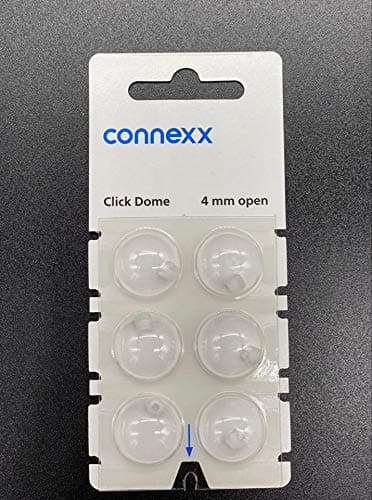 Accessories Siemens / Rexton Click Domes (6 domes) NEW Blister Pack (4mm Open)