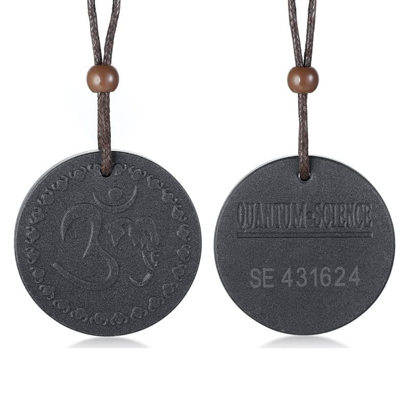 Asma Jewel HouseOm Sign Volcanic Stone Negative Ion Pendant Necklace Personality Men and Women