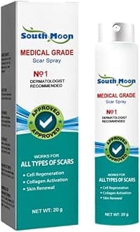 BVSPA 2pcs South Moon Scar Removal Spray Fade Scar Cream Gel Skin Scar Repair Cream Stretch Treat Postpartum Scar Surgery Mark Removal