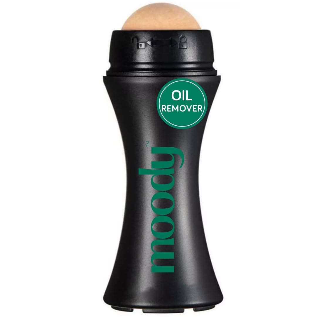 Instamatte Mattifying Oil-Absorbing Volcanic Roller, Reusable Facial Skincare Tool Oil Control Roller for Oily Skin Care, Mattifying Face Roller