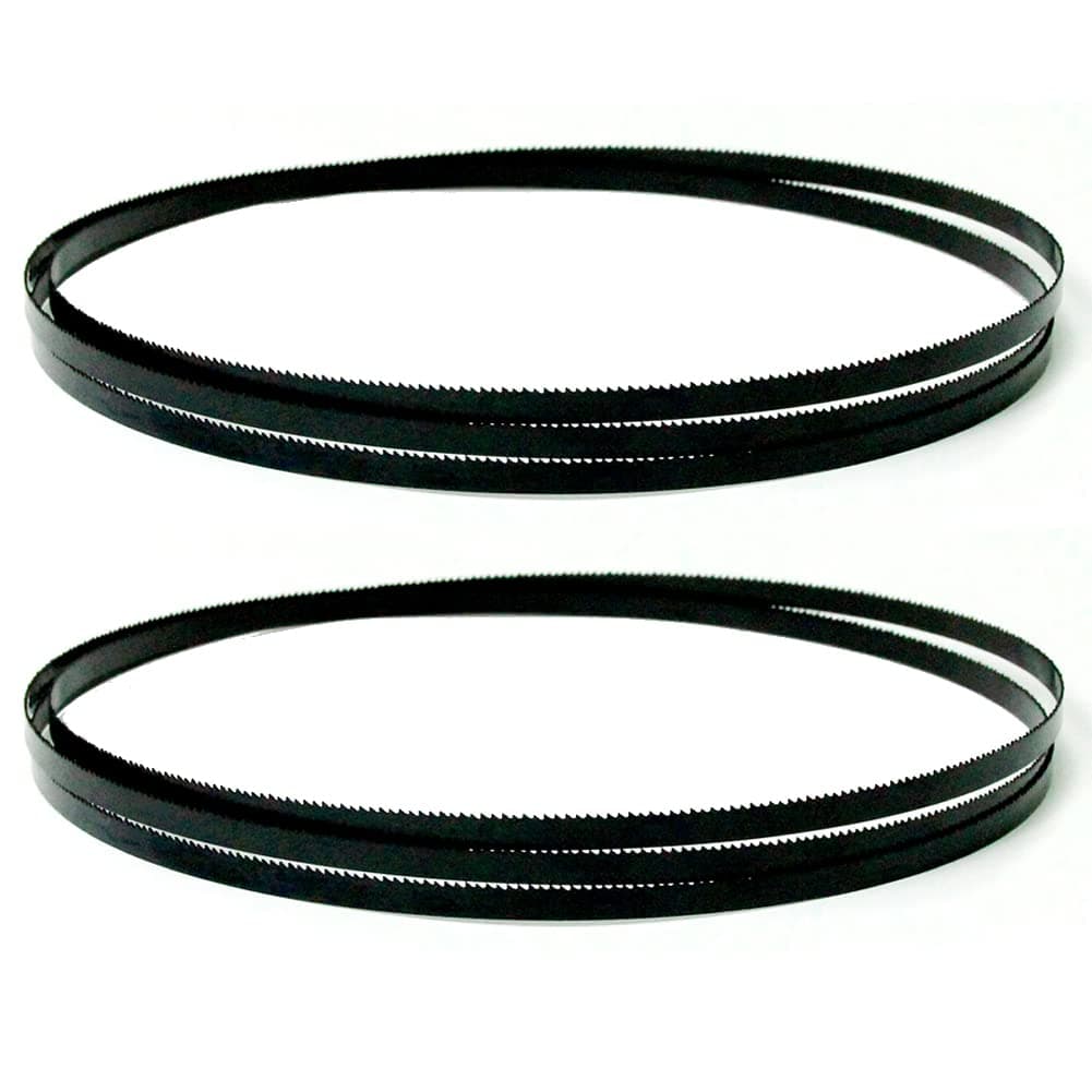 FOXBC 80 Inch x 1/4 Inch x 14 TPI Bandsaw Blades Wood Cutting for Sears Craftsman 12" bandsaw , Bosch , POWERTEC Band Saw Blades - 2 Pack