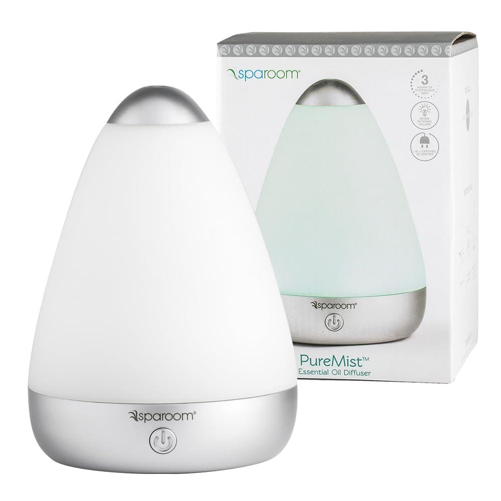 SpaRoomPureMist Medium Ultrasonic Essential Oil Diffuser with Gradient Lighting Effect