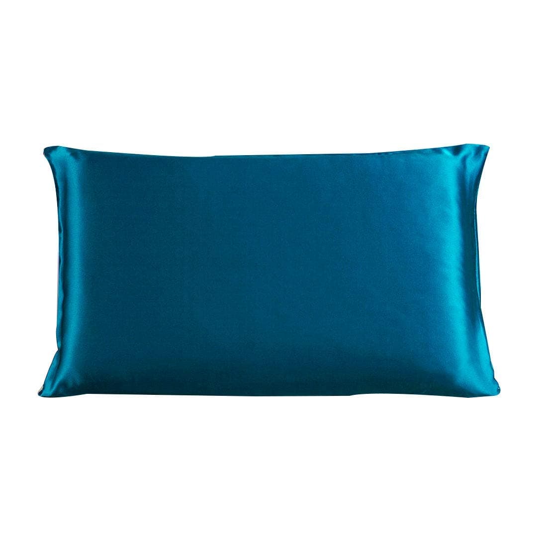 DEHMAN Satin 600 TC Pillow Cover (PEACOCK BLUE_King)
