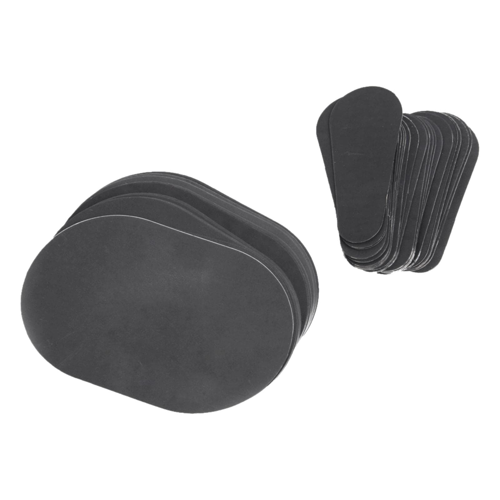 80pcs Refill Pads for Hair Remover Buffer, 2 Sizes Remove the Hair on the Body For Leg, Bikini, Facial, Armpit Hair Remover；Manual Hair Removal and Exfoliation Replaceable Fine Sandpaper