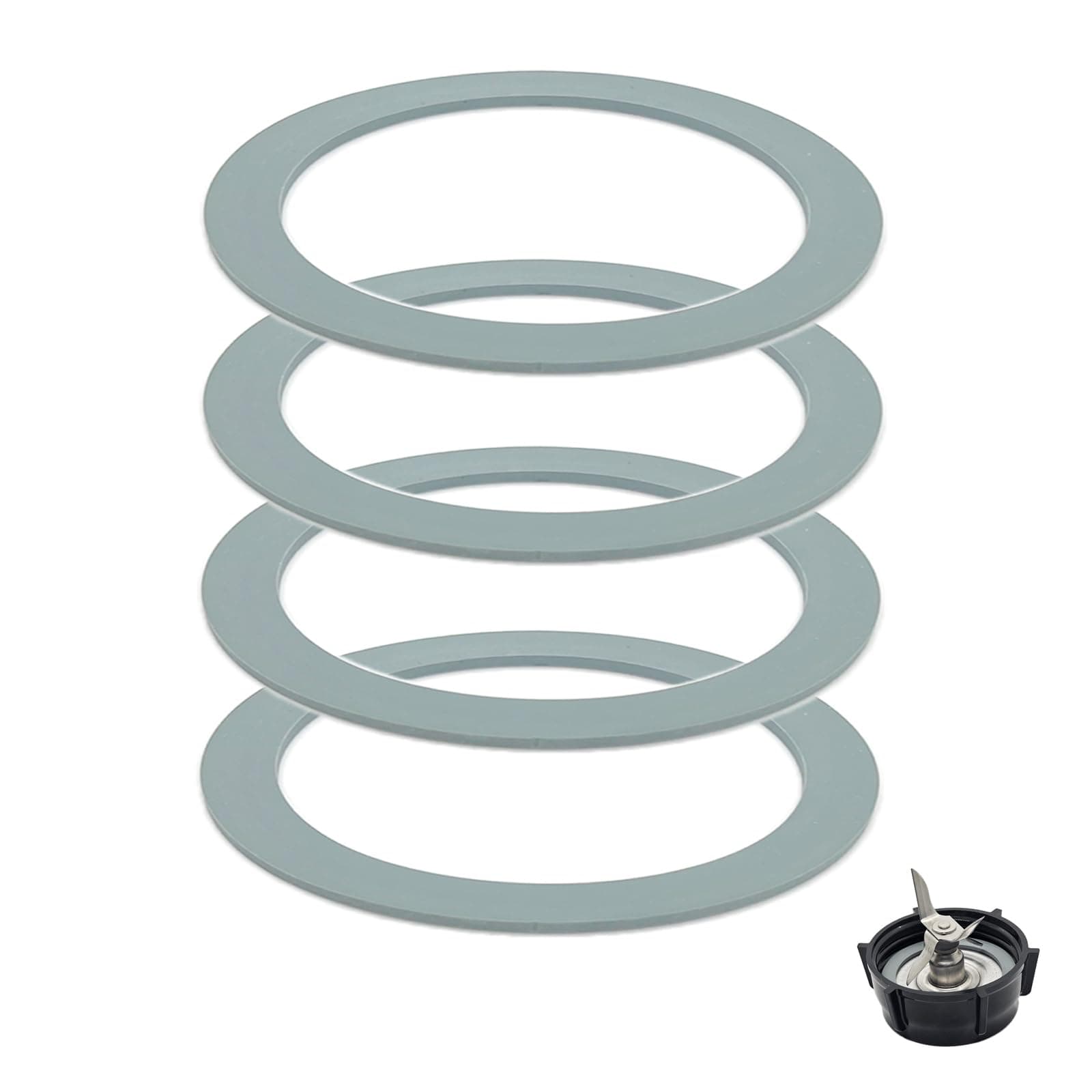 Blender Sealing Ring Gaskets O-Ring Gasket Seal O-Gasket Rubber Compatible with Oster and Osterizer Blender Models (4 Pack)