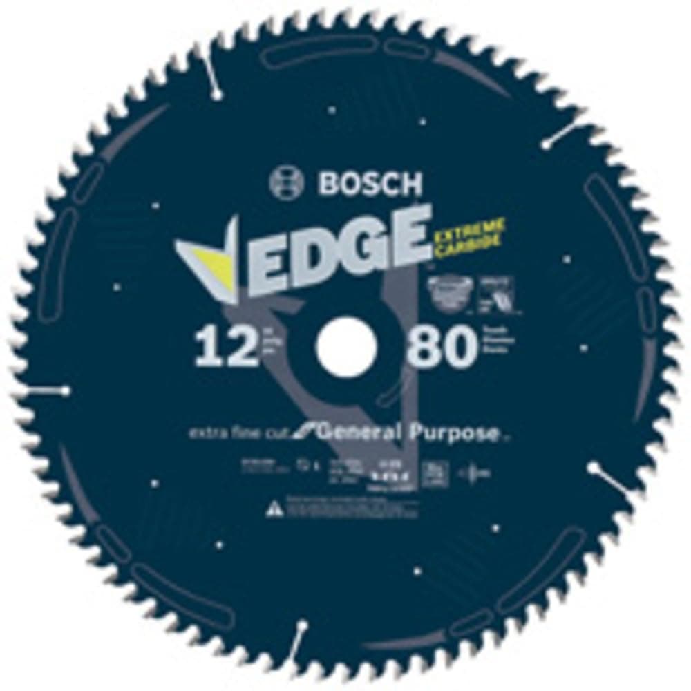 DCB1280 12 in. 80 Tooth Edge Circular Saw Blade for Extra-Fine Finish