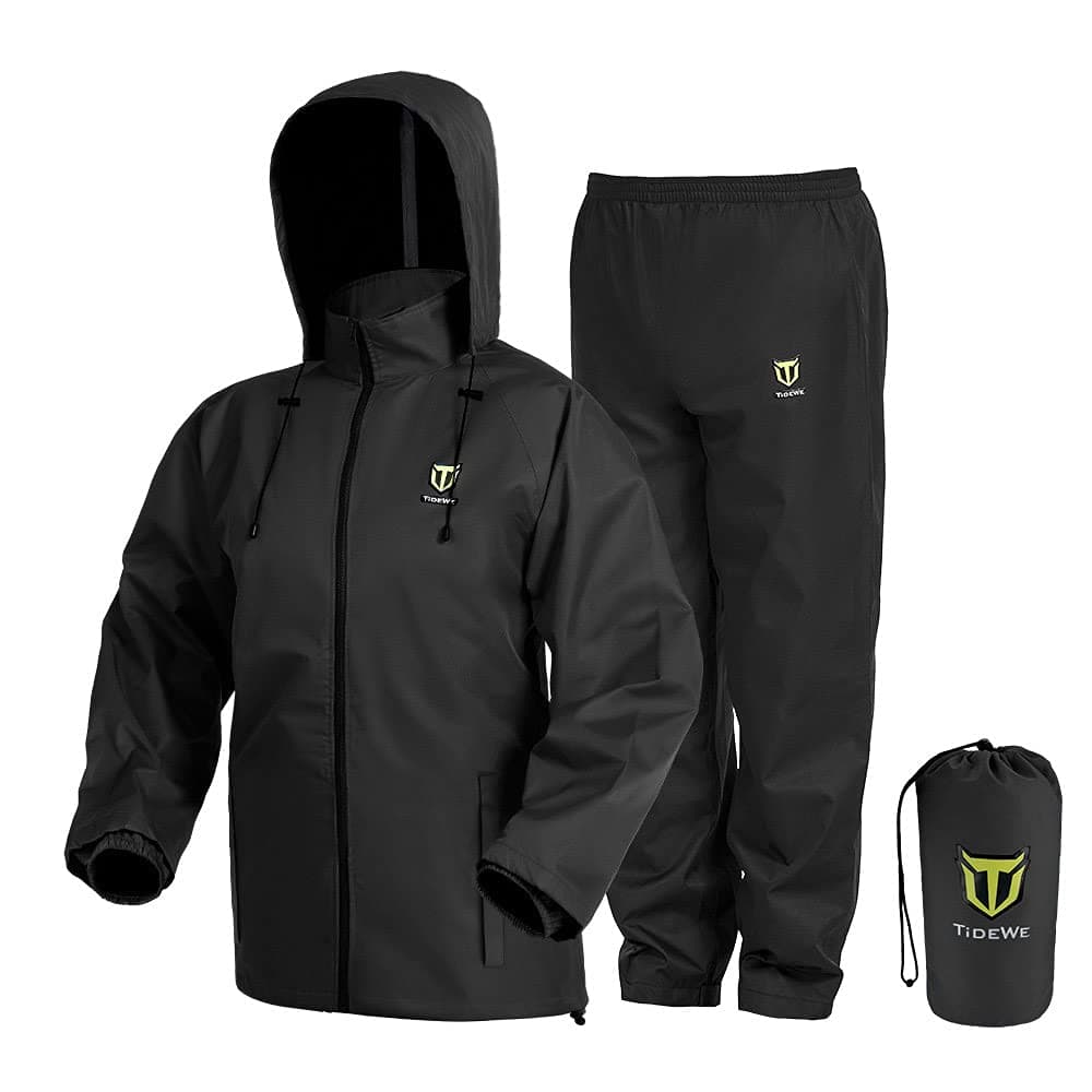 Rain Suit, Waterproof Breathable Lightweight 2 Pieces Rainwear