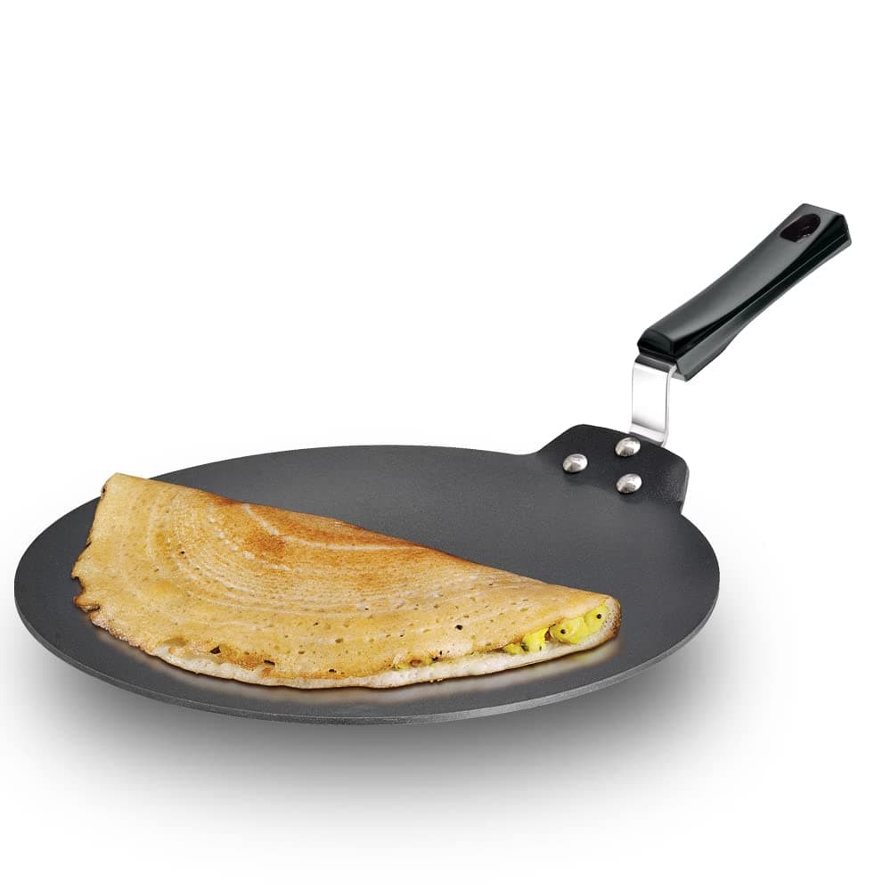 HAWKINS Futura - DT30 DT-30 Dosa Tava Nonstick Indian, 12-inch, Black