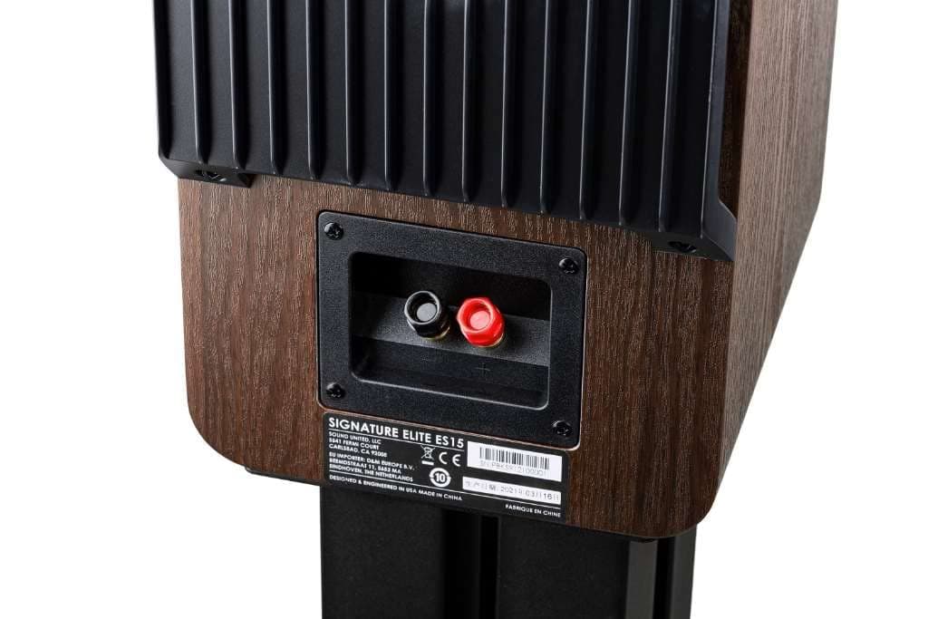 Polk Audio Signature Elite Es15 Bookshelf Speaker-Hi-Res Audio,Dolby Atmos & Dts:X Compatible,1"Tweeter & 5.25" Woofer,Power Port Technology For Effortless Bass(Pair,Contemporary Walnut)-Auxiliary