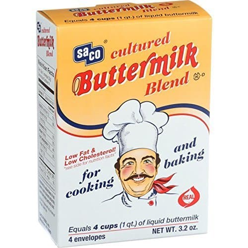 Saco Foods Inc Cultured Powdered Buttermilk Blend, 3.2 Ounce - 6 per case