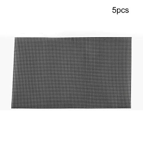 Yozhanhua 5 x Plastic Cuttable Drainage Mesh Sheet Flowerpot Bottom Net Succulent Bonsai - Black, 30 x 20 cm 5pcs