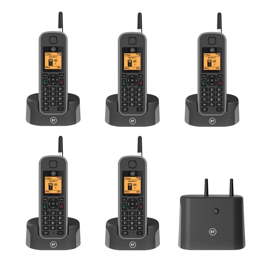 BT Elements Weatherproof DECT Cordless Phone with Answering Machine - Quint