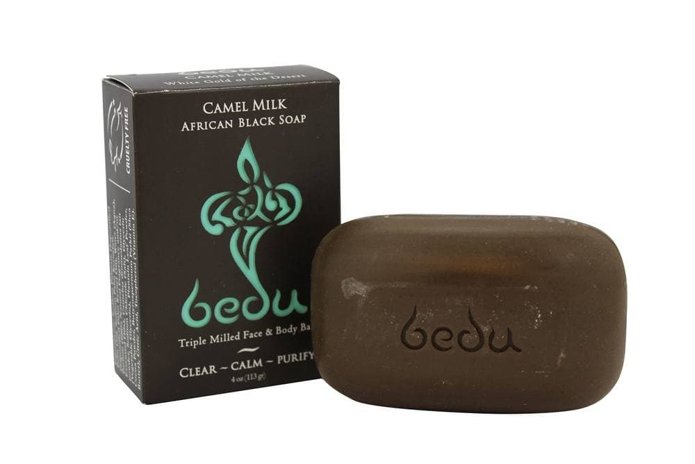 Bedu, Soap Camel Milk African Black, 4 Ounce