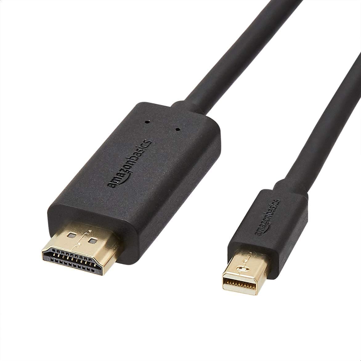 Amazonベーシック Mini DisplayPort - HDMI 変換ケーブル タブレット用 1.8m ブラック