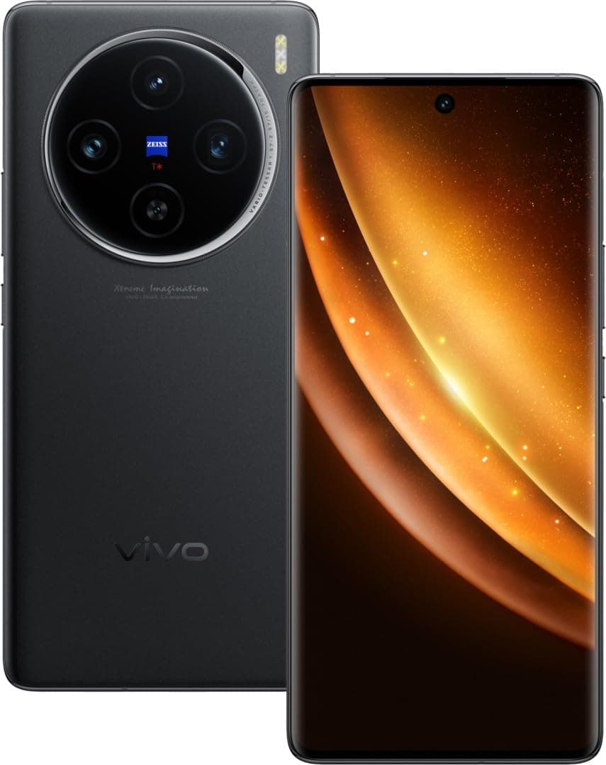 Vivo X100 5G (Asteroid Black, 12GB RAM, 256GB Storage) MediaTek Dimensity 9300 Processor | AMOLED Display | Dual Sim | 5000mAh Battery