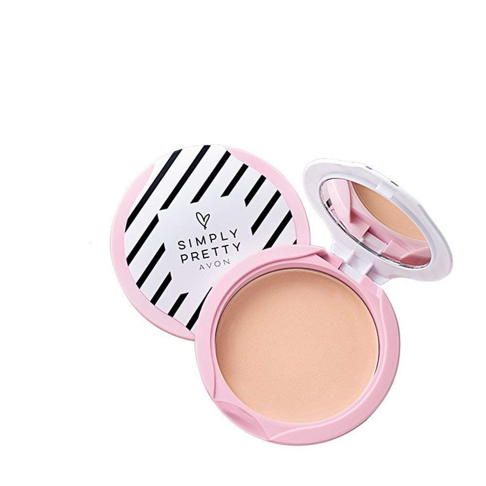Avon Simply Pretty Shine No More Pressed Powder, SPF 14 (11g, Natural-27220)