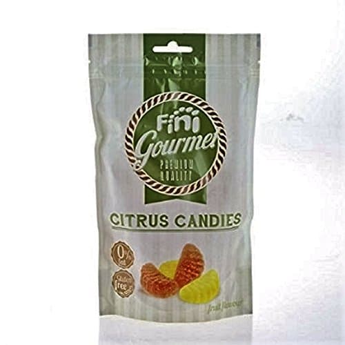 Fini Gourmet Candy"6 oz Candy Fruits, Citrus Candies, Jolly Jamboree, Rainbow Chips, Wild Strawberry" (Citrus Candies)