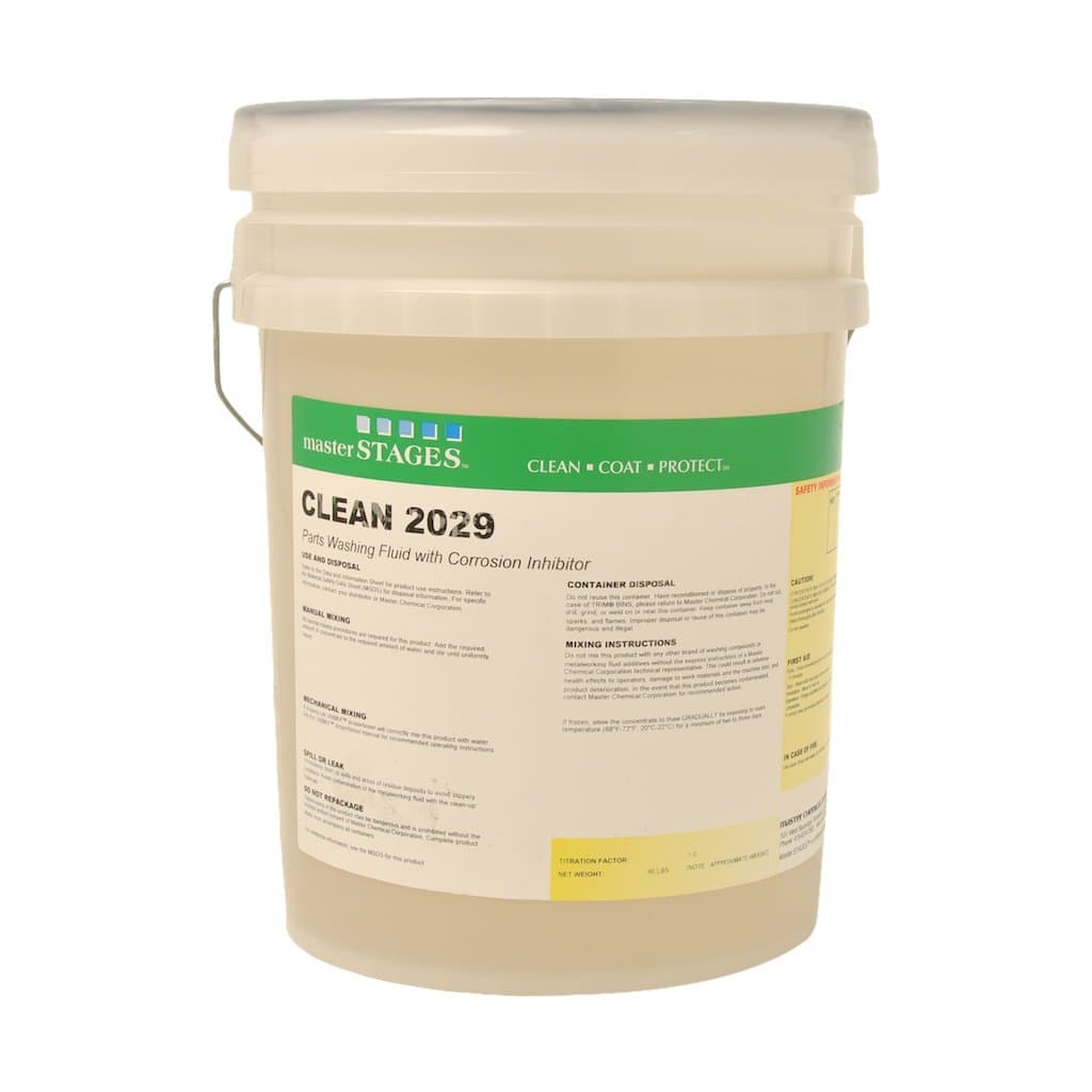 CLEAN2029/5 Clean 2029 Parts Washing Fluid with Corrosion Inhibitor, Yellow, 5 gal Jug