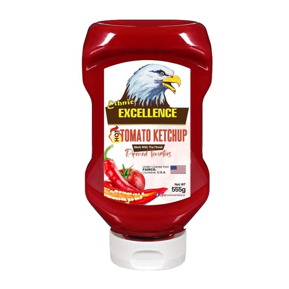 Excellence Ethnic Hot Tomato Ketchup 555 g