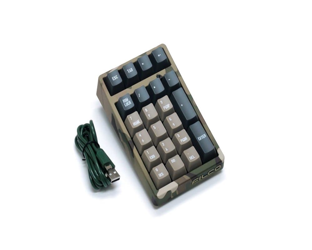 Filco Majestouch Numpad Camouflage R Mechanical Keyboard (Blue Cherry MX)