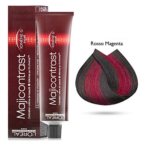 Loreal Majicontrast Magenta-Red, 3 x 50 ml Magenta LP Hair Colouring Cream