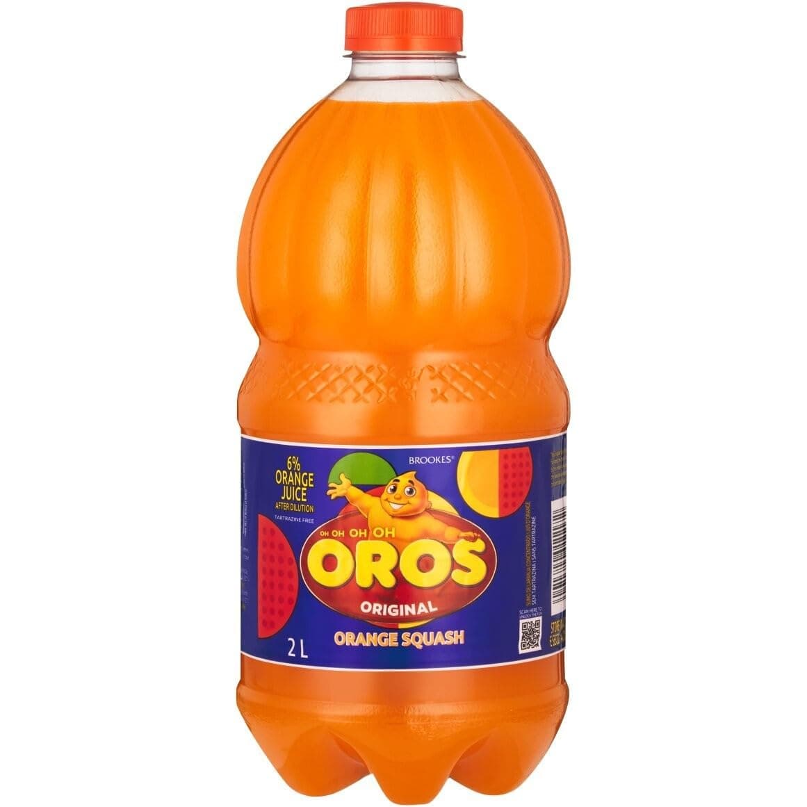 Brookes Oros Orange Squash 2litre