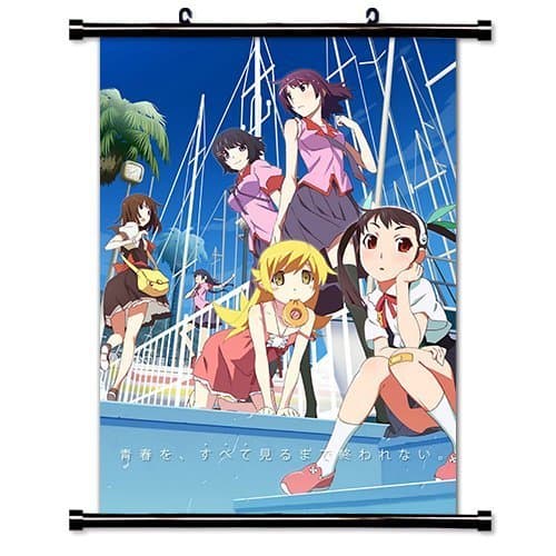 Cute Art Monogatari Anime Fabric Wall Scroll Poster (16 x 22) Inches