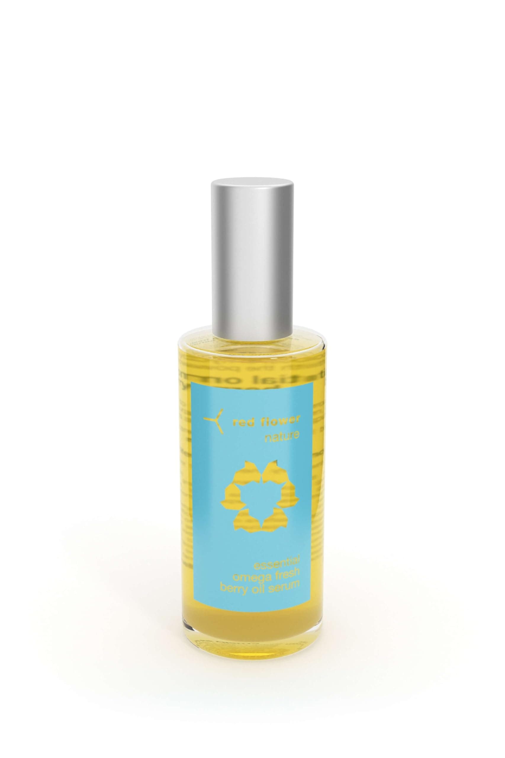 Red Flower Essential Omega Fresh Berry Oil Serum | Deep Hydration & Collagen Support | Arctic Berry Antioxidants | Vitamin C & Omega-3 Serum | Skin Nourishment & Radiance Boost | 2.4 fl oz