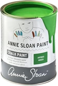 Annie Sloan Chalk Paint® (Antibes Green, 1 Litre/33.8 Fl Oz) a unique decorative paint for furniture, cabinets and home décor with no sanding or priming