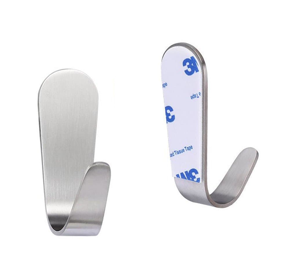 10 Power Adhesive 5 Kg Hand Towel Hook Towel Robe Hook Over Door Clothes Hook Wall Mount Towel Hook Rail Without Drilling Adhesive Bathroom