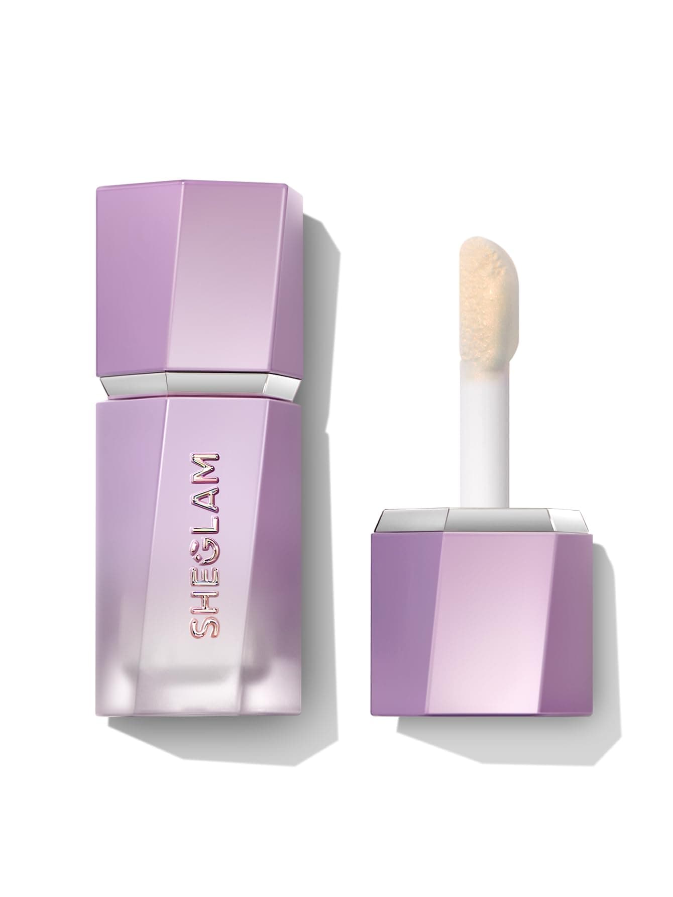 SHEGLAM Chroma-Glow Bloom Liquid Highlighter - Color Changing Gel Cream Multichrome Highlighter High-Shine Finish Long Wear Brightening Non-Caking Glow Highlighter Makeup (Solar Flare)